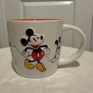 Disney Mickey Mouse Red and Yellow Accent Mug